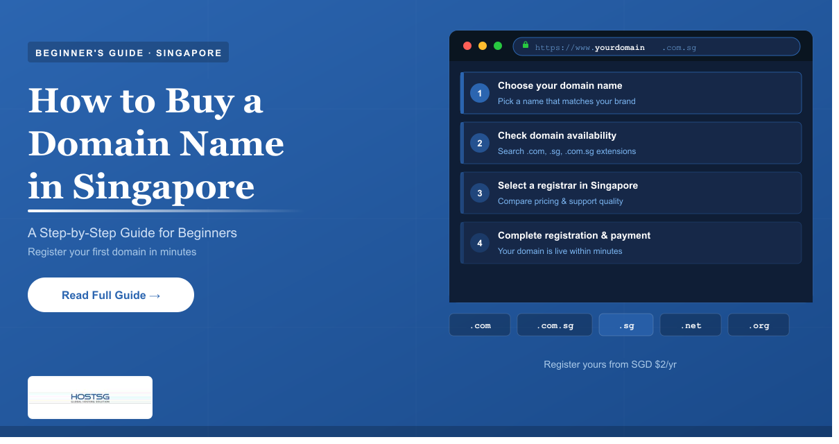 How to Buy a Domain Name in Singapore